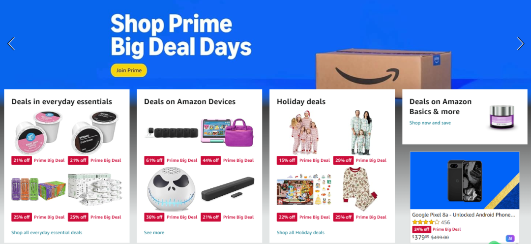 太卷了!亚马逊会员大促“卷